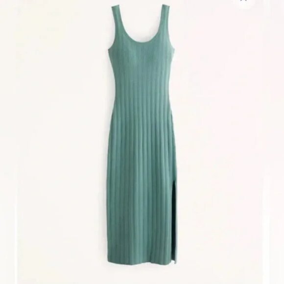 Abercrombie Ribbed Midi Sweater Dress - Picture 1 of 3